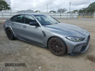 2022 BMW M3 Competition xDrive z VIN WBS43AY02NFN09815, wystawiony jako Copart lot #51021705 z przebiegiem 31 123 mil mil oraz Szkoda całkowita • Salvage title. Historia ofert i sprzedaży dostępna na DreamBid. Obrazek 4.