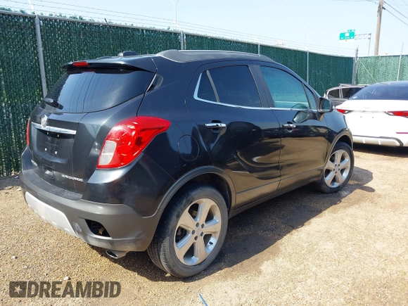 2016 Buick Encore with VIN KL4CJASB5GB721132, listed as a IAAI auction lot 41931592 with 105,370 mi miles and . Bid and sale history available at DreamBid. Image 4.