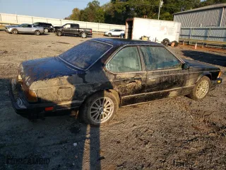 1987 BMW 6 Series 635CSi with VIN WBAEC8401H3265362, listed as a Copart auction lot 74726494 with 148,470 mi miles and Salvage Title. Bid and sale history available at carsss.com. Image 3.