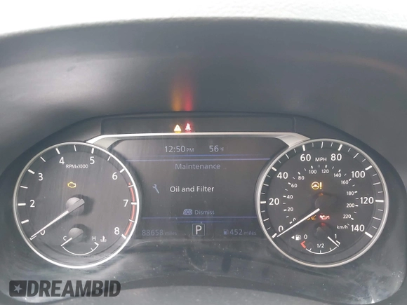 2020 Nissan Altima S z VIN 1N4BL4BV5LC208609, wystawiony jako IAAI lot #41894171 z przebiegiem 88 658 mil mil oraz . Historia ofert i sprzedaży dostępna na DreamBid. Obrazek 7.