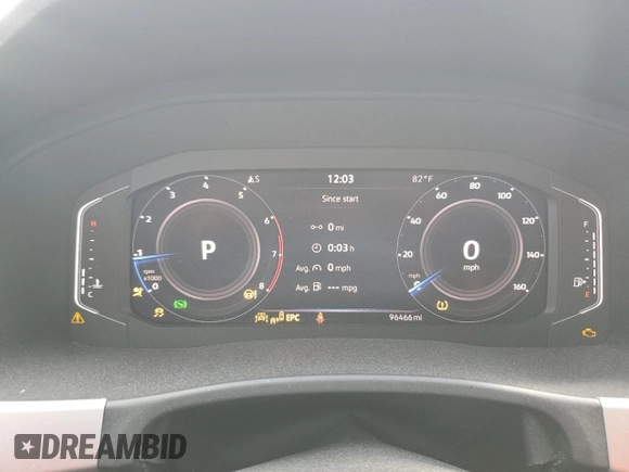 2022 Volkswagen Atlas SE z VIN 1V2JC2CA6NC210327, wystawiony jako Copart lot #56853385 z przebiegiem 96 466 mil mil oraz Nie do naprawy • Non repairable. Historia ofert i sprzedaży dostępna na DreamBid. Obrazek 9.