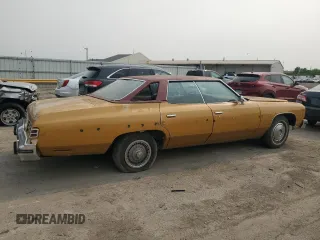 1975 Chevrolet Caprice with VIN 1N39Y5S114374, listed as a Copart auction lot 59376965 with 62,781 mi miles and Clean title. Bid and sale history available at DreamBid. Image 3.