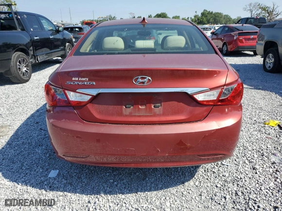 2012 Hyundai Sonata GLS PZEV with VIN 5NPEB4AC5CH464313, listed as a Copart auction lot 52917255 with 113,268 mi miles and Salvage Title. Bid and sale history available at carsss.com. Image 6.