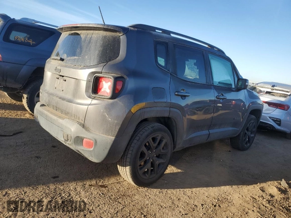 2017 Jeep Renegade Altitude with VIN ZACCJBBH3HPG45384, listed as a Copart auction lot 78952154 with 51,161 mi miles and Salvage title. Bid and sale history available at DreamBid. Image 3.