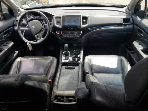 2018 Honda Ridgeline RTL-E with VIN 5FPYK3F78JB017738, listed as a Copart auction lot 62852835 with 95,778 mi miles and Salvage title. Bid and sale history available at DreamBid. Image 8.