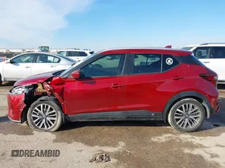 2021 Nissan Kicks SV with VIN 3N1CP5CV4ML529413, listed as a IAAI auction lot 41341916 with 55,118 mi miles. Bid and sale history available at carsss.com. Image 14.