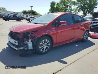 2021 Toyota Prius LE with VIN JTDKAMFP8M3179507, listed as a Copart auction lot 52571255 with 88,966 mi miles and Salvage Title. Bid and sale history available at DreamBid. Image 1.