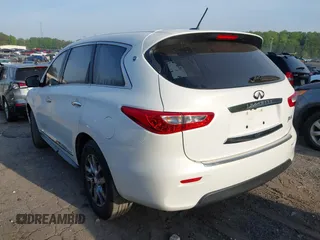 2013 Infiniti JX35 with VIN 5N1AL0MN4DC347669, listed as a IAAI auction lot 42150711 with 145,531 mi miles and . Bid and sale history available at DreamBid. Image 3.