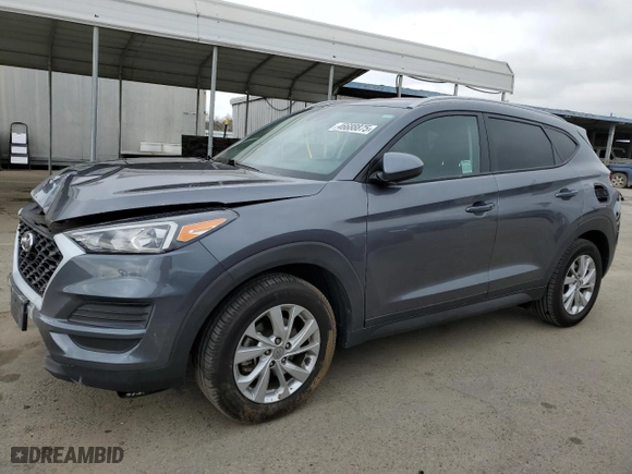 2019 Hyundai Tucson Value with VIN KM8J33A42KU964217, listed as a Copart auction lot 46688875 with 65,880 mi miles and Salvage Title. Bid and sale history available at carsss.com. Image 1.