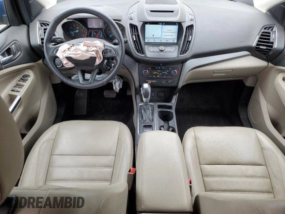 2018 Ford Escape SEL with VIN 1FMCU0HD2JUD17843, listed as a Copart auction lot 52518245 with 54,009 mi miles and Salvage Title. Bid and sale history available at carsss.com. Image 8.