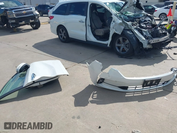 2022 Honda Odyssey EX with VIN 5FNRL6H56NB053487, listed as a IAAI auction lot 42237976 with Not provided miles and . Bid and sale history available at DreamBid. Image 11.