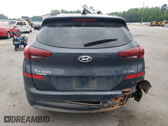 2021 Hyundai Tucson Ultimate with VIN KM8J3CAL4MU338338, listed as a Copart auction lot 54318835 with Not provided miles and Salvage title. Bid and sale history available at DreamBid. Image 6.