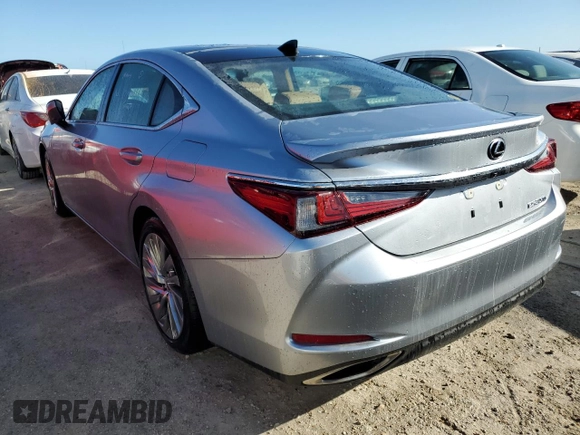 2022 Lexus ES with VIN 58AFZ1B11NU134399, listed as a Copart auction lot 75900344 with 5,230 mi miles and Non Repairable. Bid and sale history available at carsss.com. Image 2.