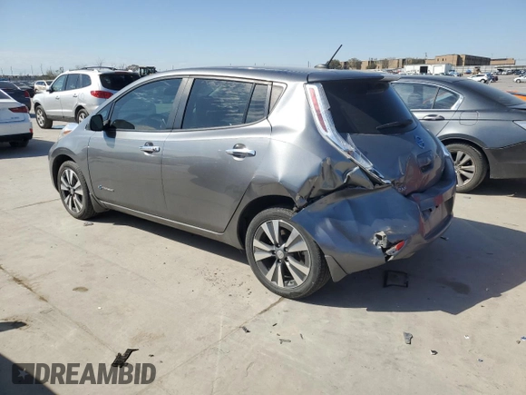 2015 Nissan LEAF SV with VIN 1N4AZ0CP3FC330859, listed as a Copart auction lot 44730433 with 91,556 mi miles. Bid and sale history available at carsss.com. Image 2.