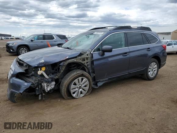 2017 Subaru Outback Premium с VIN 4S4BSADC9H3323143, выставлен на аукционе Copart как лот 57487515 с пробегом 104 339 миль миль и Списание • Salvage title. История ставок и продаж доступна на DreamBid. Изображение 1.