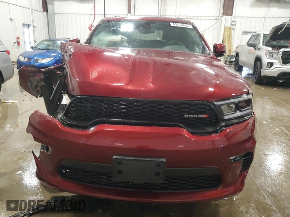 2022 Dodge Durango GT Plus with VIN 1C4RDJDG0NC218390, listed as a Copart auction lot 45214605 with 18,097 mi miles and Non Repairable. Bid and sale history available at DreamBid. Image 5.