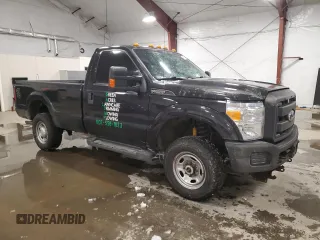 2015 Ford F-250 XLT with VIN 1FTBF2B65FEC94608, listed as a Copart auction lot 45738315 with 84,803 mi miles and Salvage title. Bid and sale history available at DreamBid. Image 4.