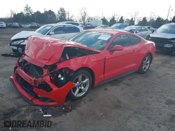 2017 Ford Mustang V6 with VIN 1FA6P8AM3H5271340, listed as a IAAI auction lot 41469159 with 92,175 mi miles and . Bid and sale history available at carsss.com. Image 2.