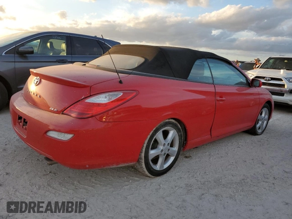 2008 Toyota Solara SE with VIN 4T1FA38P48U157508, listed as a Copart auction lot 76630204 with Not Provided miles and Non Repairable. Bid and sale history available at DreamBid. Image 3.