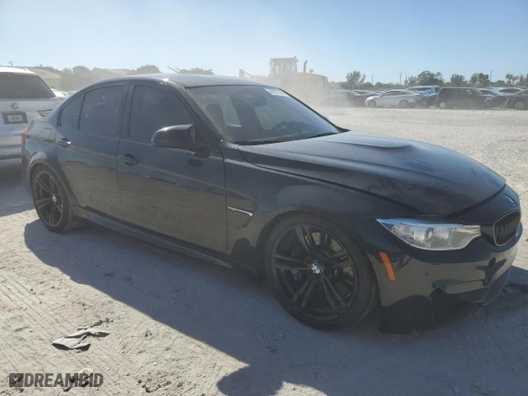 2016 BMW M3 with VIN WBS8M9C50G5D30183, listed as a Copart auction lot 81877844 with NaN miles and Salvage Title. Bid and sale history available at carsss.com. Image 4.