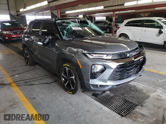 2021 Chevrolet TrailBlazer RS with VIN KL79MTSL7MB152112, listed as a Copart auction lot 55868833 with 26,304 mi miles. Bid and sale history available at carsss.com. Image 11.