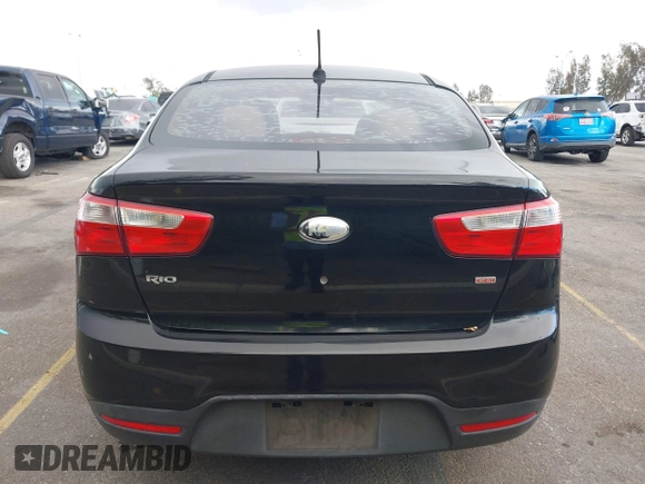 2013 Kia Rio LX with VIN KNADM4A34D6299708, listed as a IAAI auction lot 41926111 with 60,568 mi miles. Bid and sale history available at carsss.com. Image 17.