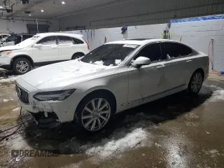 2018 Volvo S90 Inscription with VIN LVY992ML7JP008837, listed as a Copart auction lot 83418754 with 102,879 mi miles and Salvage Title. Bid and sale history available at carsss.com. Image 1.