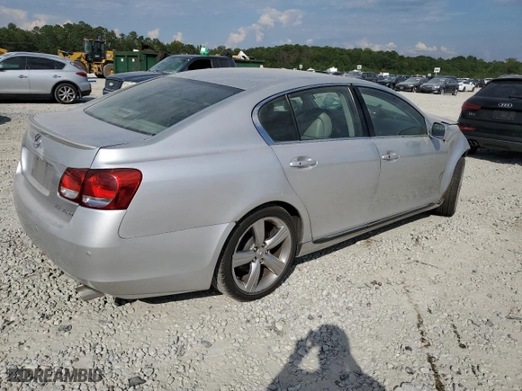2006 Lexus GS 430 with VIN JTHBN96SX65005384, listed as a Copart auction lot 74667504 with NaN miles and Salvage Title. Bid and sale history available at carsss.com. Image 3.