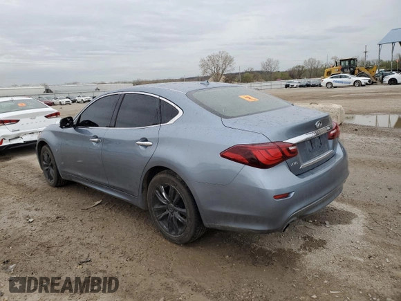 2018 Infiniti Q70 Luxe with VIN JN1BY1AR1JM220894, listed as a Copart auction lot 51790295 with Not provided miles and Salvage title. Bid and sale history available at DreamBid. Image 2.