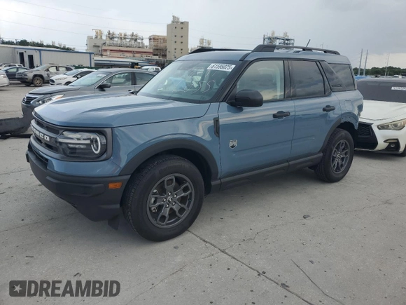 2024 Ford Bronco Sport Big Bend with VIN 3FMCR9B63RRE99989, listed as a Copart auction lot 61595025 with 6,359 mi miles and Salvage title. Bid and sale history available at DreamBid. Image 1.