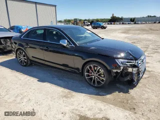 2018 Audi S4 Premium Plus with VIN WAUB4AF43JA074678, listed as a Copart auction lot 45165793 with 29,151 mi miles. Bid and sale history available at carsss.com. Image 4.