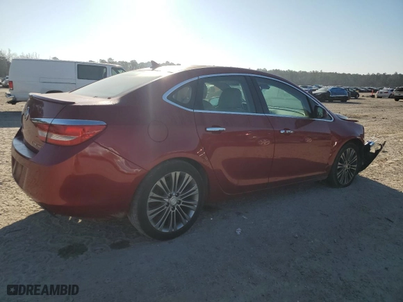 2012 Buick Verano Leather Group with VIN 1G4PS5SK9C4133210, listed as a Copart auction lot 43763135 with 0 mi miles and Salvage Title. Bid and sale history available at carsss.com. Image 3.
