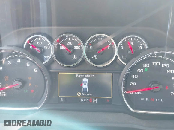 2022 Chevrolet Silverado 1500 LT Trail Boss with VIN 3GCPYFEL4NG101803, listed as a IAAI auction lot 42271645 with 37,736 mi miles and . Bid and sale history available at DreamBid. Image 7.