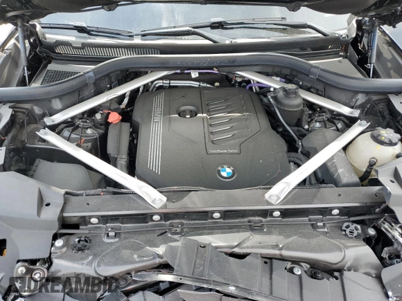 2023 BMW X5 xDrive40i with VIN 5UXCR6C07P9R18608, listed as a Copart auction lot 55911595 with Not provided miles and Salvage title. Bid and sale history available at DreamBid. Image 12.
