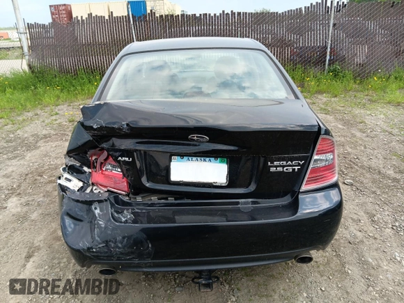 2007 Subaru Legacy GT Limited with VIN 4S3BL676X74209276, listed as a Copart auction lot 61042805 with 219,884 mi miles and Salvage title. Bid and sale history available at DreamBid. Image 6.