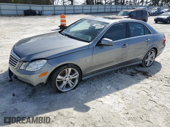 2012 Mercedes-Benz E-Class E 350 Luxury with VIN WDDHF8JB9CA605090, listed as a Copart auction lot 45882205 with 153,399 mi miles and Salvage Title. Bid and sale history available at carsss.com. Image 1.