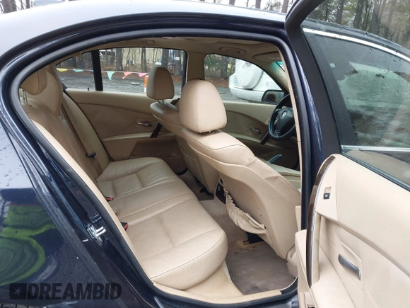 2006 BMW 5 Series 525i with VIN WBANE53506CK84035, listed as a IAAI auction lot 41288212 with 199,919 mi miles and . Bid and sale history available at DreamBid. Image 8.