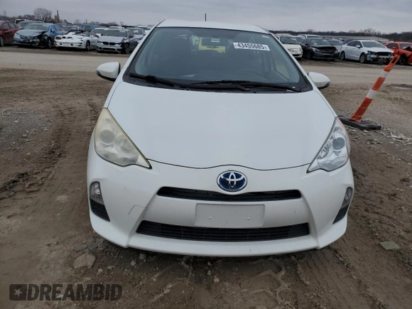 2012 Toyota Prius One with VIN JTDKDTB3XC1006053, listed as a Copart auction lot 43455685 with 112,280 mi miles and Salvage Title. Bid and sale history available at DreamBid. Image 5.