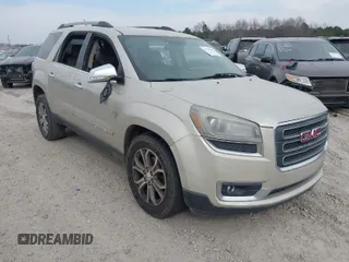 2013 GMC Acadia SLT with VIN 1GKKRRKD8DJ159890, listed as a IAAI auction lot 41738458 with 199,765 mi miles. Bid and sale history available at carsss.com. Image 1.