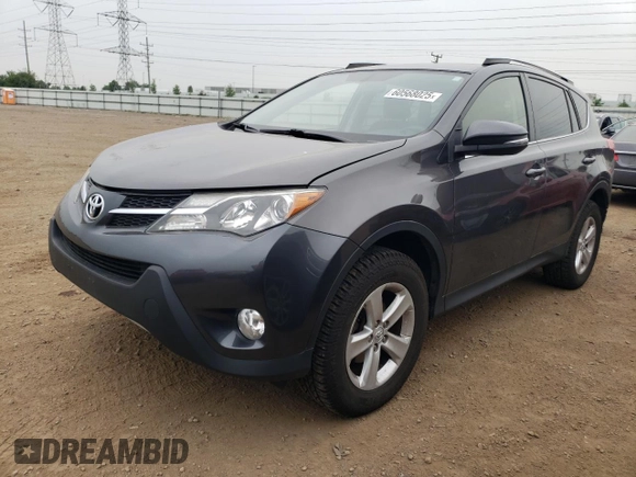 2013 Toyota RAV4 XLE with VIN JTMWFREV3D5010502, listed as a Copart auction lot 60568025 with 89,480 mi miles and Salvage title. Bid and sale history available at DreamBid. Image 1.