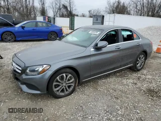 2017 Mercedes-Benz C 300 with VIN 55SWF4KBXHU210325, listed as a Copart auction lot 48869295 with 49,331 mi miles and Salvage Title. Bid and sale history available at carsss.com. Image 1.
