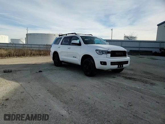 2021 Toyota Sequoia TRD Pro with VIN 5TDEY5B10MS181590, listed as a Copart auction lot 41395405 with 0 mi miles and Salvage Title. Bid and sale history available at carsss.com. Image 11.