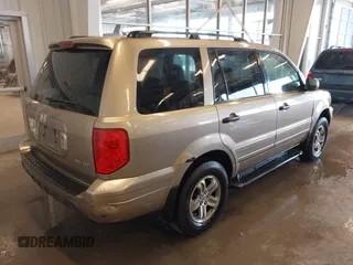 2005 Honda Pilot EX-L with VIN 2HKYF18595H542103, listed as a IAAI auction lot 41472326 with 269,844 mi miles. Bid and sale history available at carsss.com. Image 4.