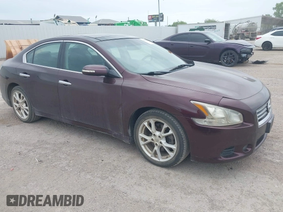 2014 Nissan Maxima SV with VIN 1N4AA5AP5EC440821, listed as a IAAI auction lot 42648631 with 133,204 mi miles and . Bid and sale history available at DreamBid. Image 1.
