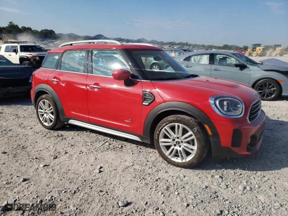 2022 MINI Countryman Cooper with VIN WMZ43BR05N3N70752, listed as a Copart auction lot 67262484 with 54,714 mi miles and Salvage Title. Bid and sale history available at carsss.com. Image 4.