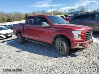 2016 Ford F-150 XLT with VIN 1FTEW1EF8GFB94842, listed as a Copart auction lot 49693255 with 105,289 mi miles and Salvage Title. Bid and sale history available at carsss.com. Image 4.