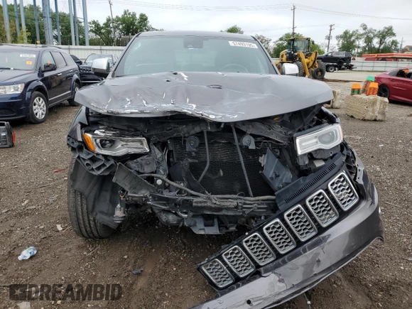 2017 Jeep Grand Cherokee Overland with VIN 1C4RJFCG8HC607872, listed as a Copart auction lot 57493195 with 164,478 mi miles and Salvage title. Bid and sale history available at DreamBid. Image 5.