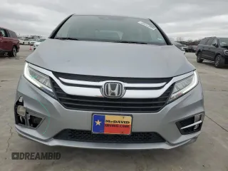 2019 Honda Odyssey Elite with VIN 5FNRL6H93KB000017, listed as a Copart auction lot 45042005 with 93,599 mi miles and Salvage Title. Bid and sale history available at DreamBid. Image 5.
