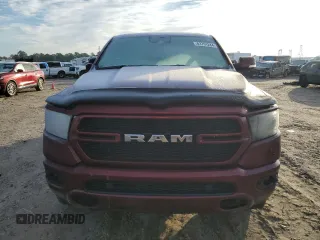 2022 Ram 1500 Big Horn with VIN 1C6SRFFM8NN281204, listed as a Copart auction lot 53854405 with 21,153 mi miles and Non Repairable. Bid and sale history available at carsss.com. Image 5.