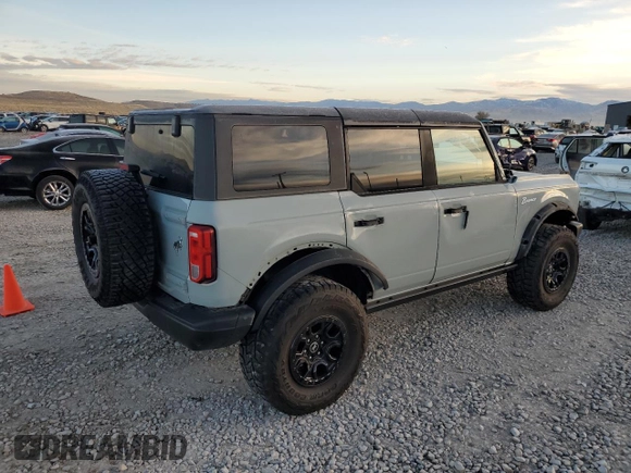 2022 Ford Bronco with VIN 1FMEE5DH4NLB18042, listed as a Copart auction lot 78505564 with Not provided miles and Salvage title. Bid and sale history available at DreamBid. Image 3.
